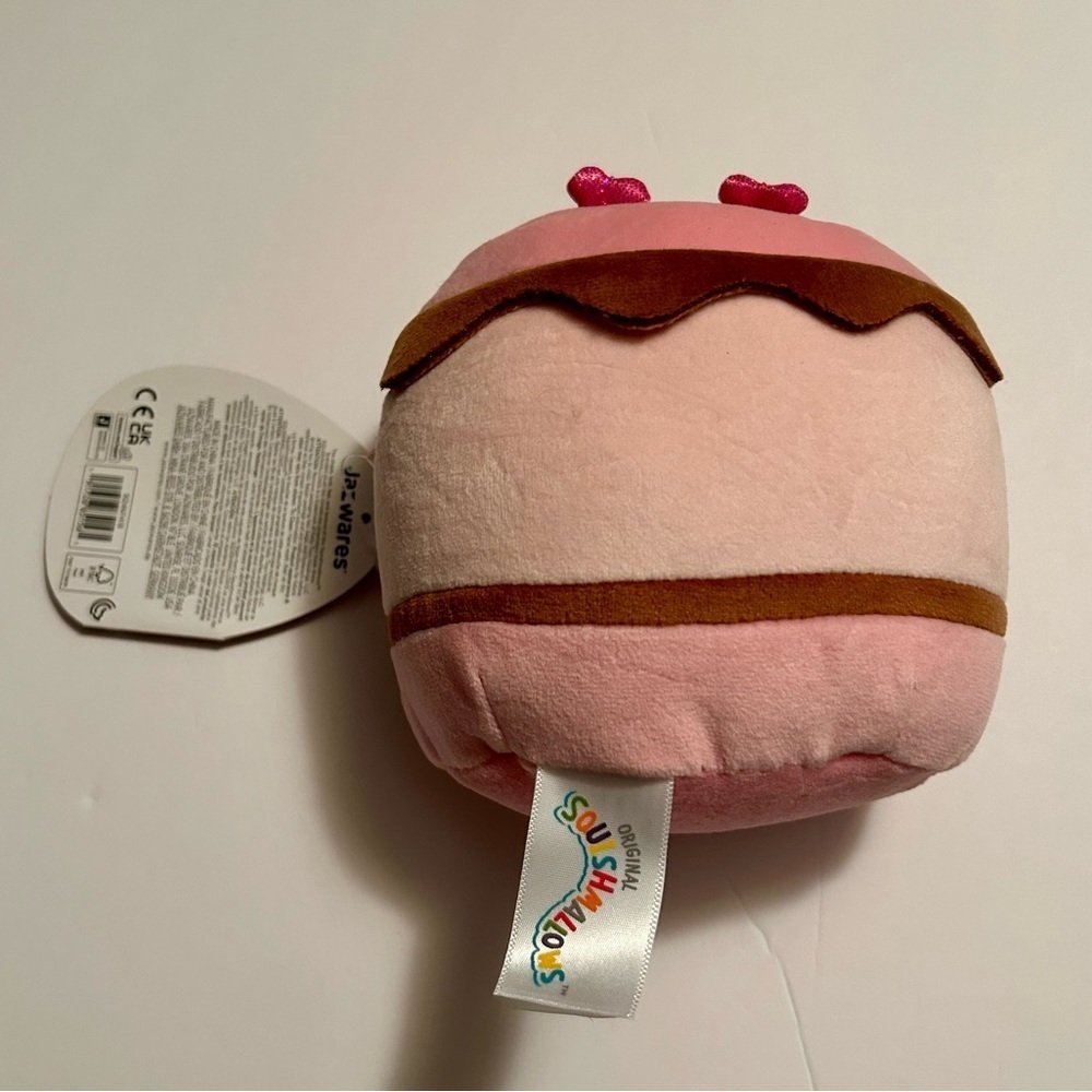 Squishmallows Jemma Pink S'mores Plush | 5" Mini | Hearts & Chocolate | NWT - Picture 2 of 7